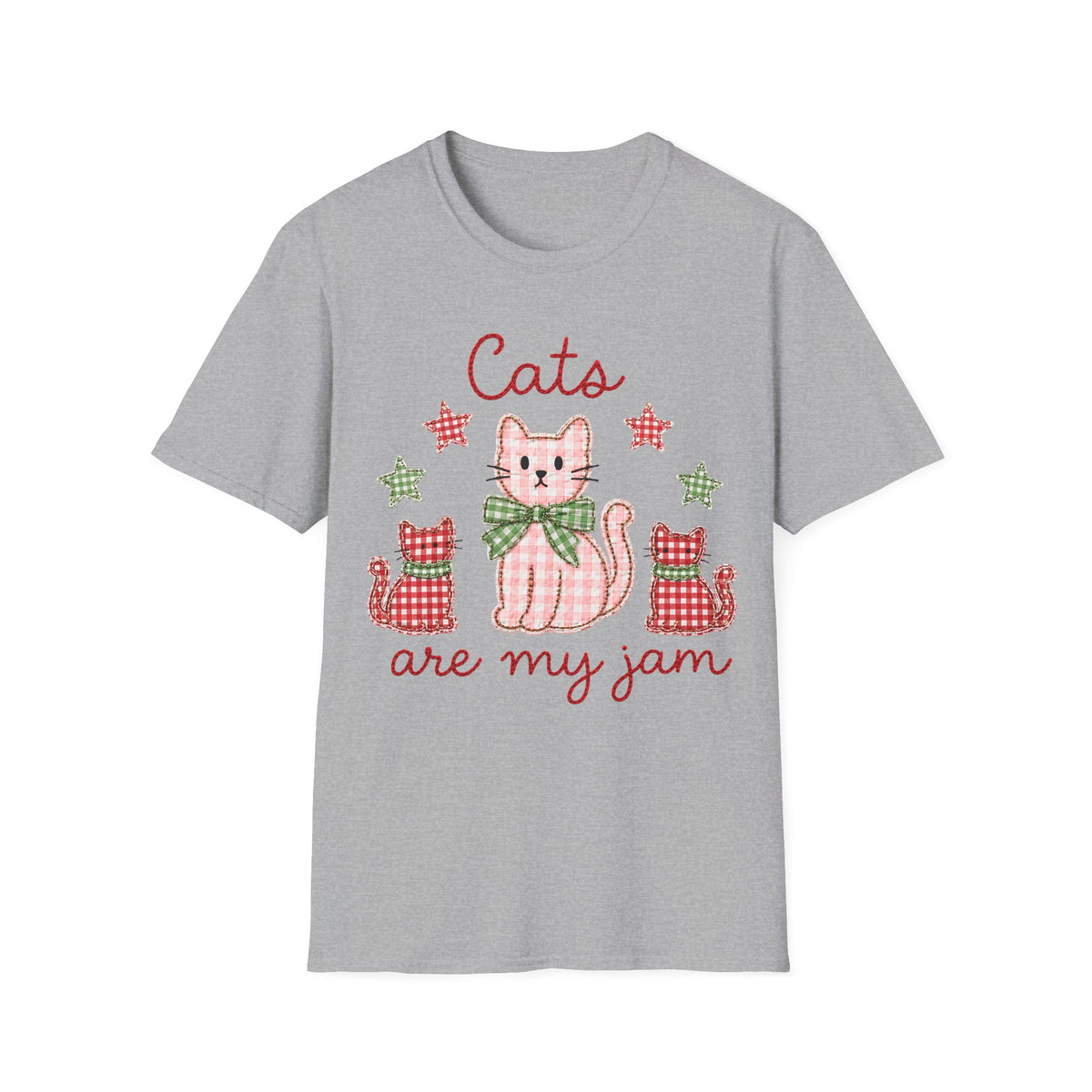 T-shirt Chat fraise rétro