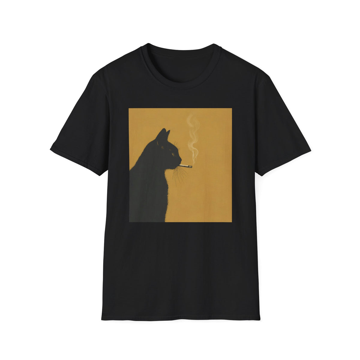 T-shirt Chat fumeur rétro
