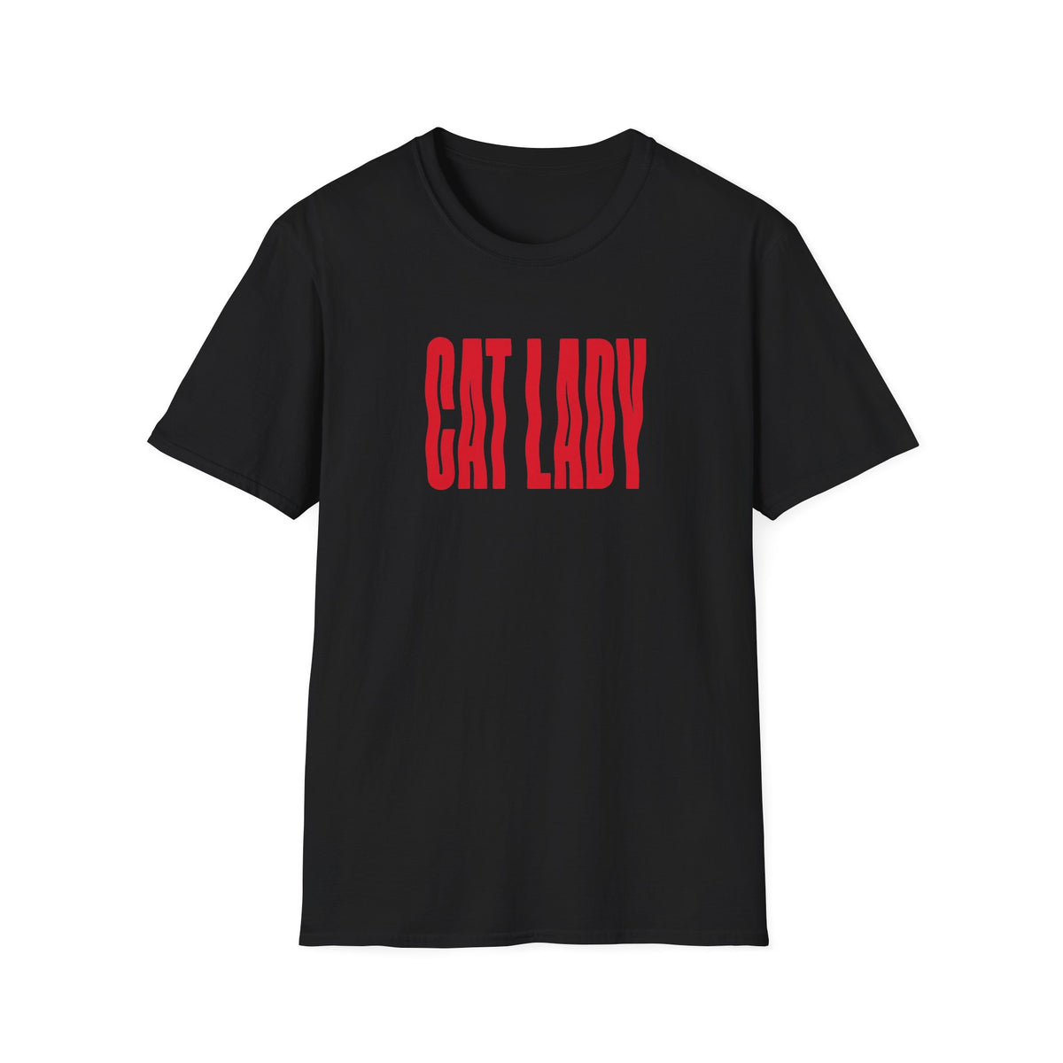 T-shirt Cat Lady minimaliste