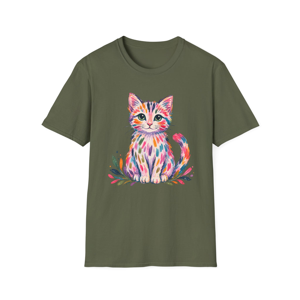 T-shirt Chaton aquarelle