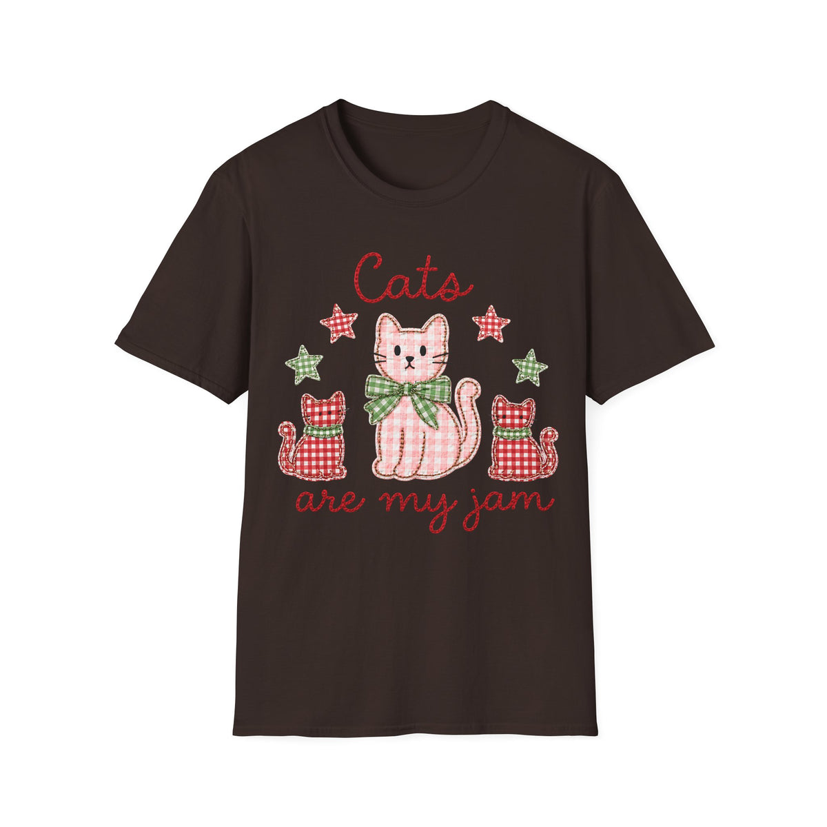 T-shirt Chat fraise rétro