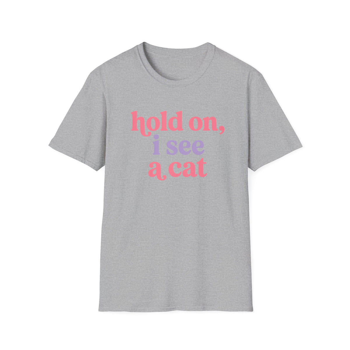 T-shirt Distrait par les chats