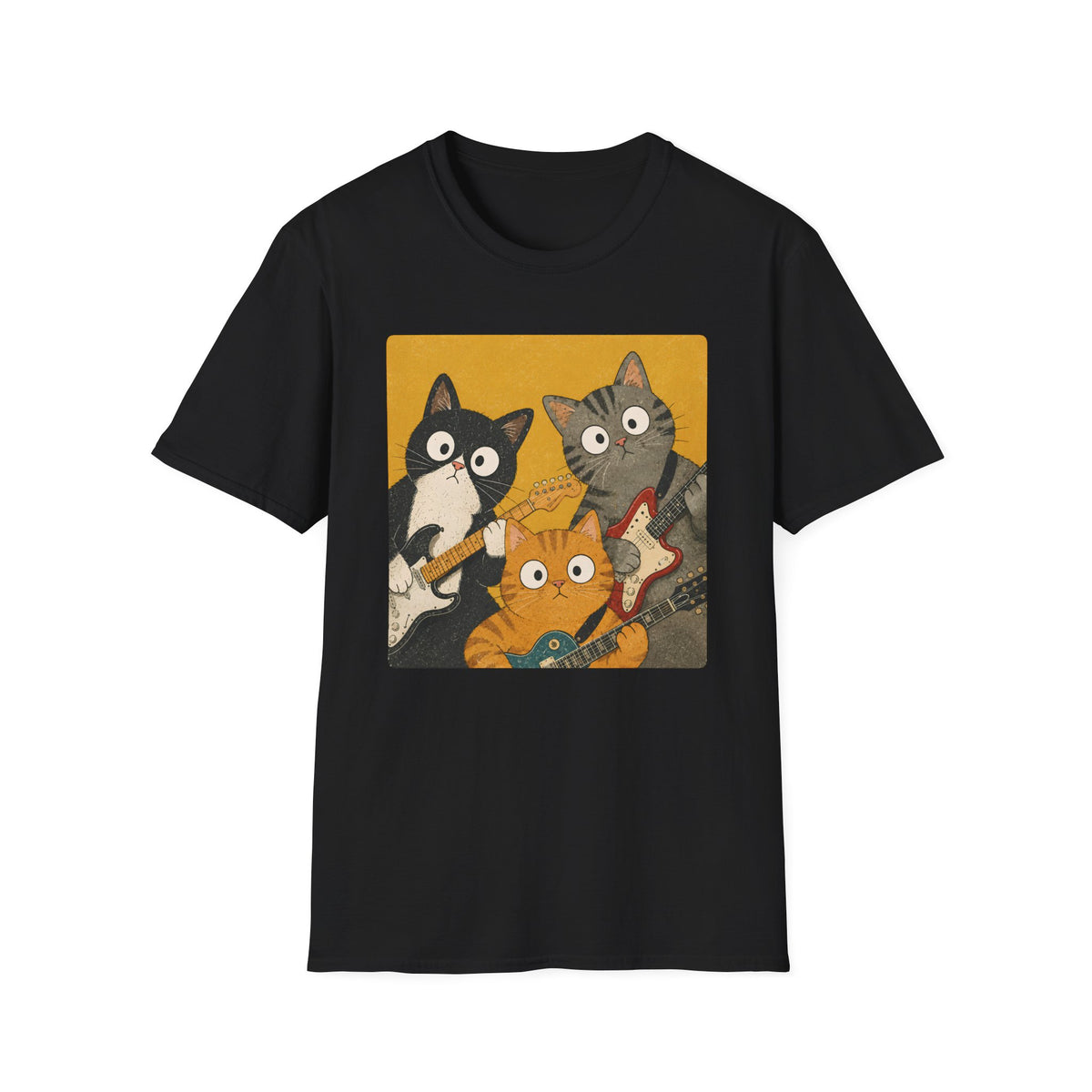 T-shirt Chats groupe de rock