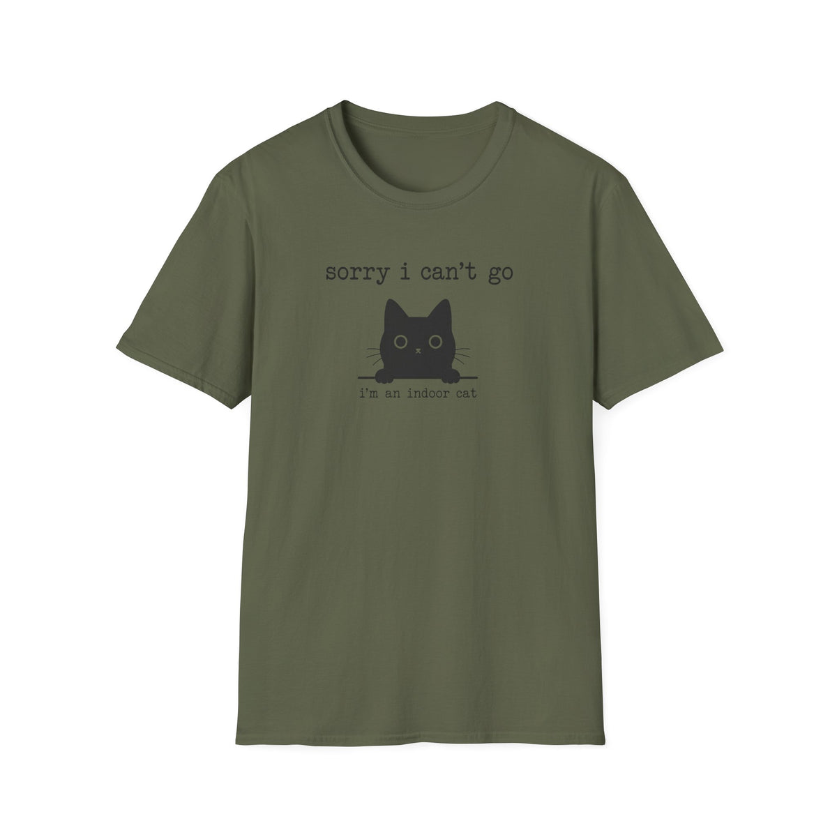 T-shirt Chat introverti