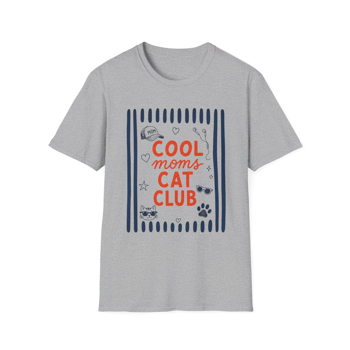 T-shirt Cool Moms Cat Club