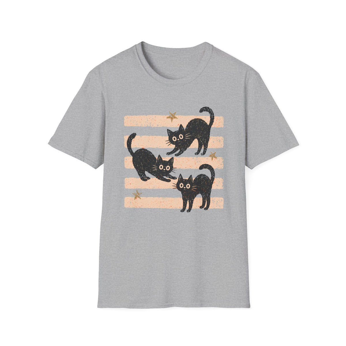 T-shirt Chats noirs automne