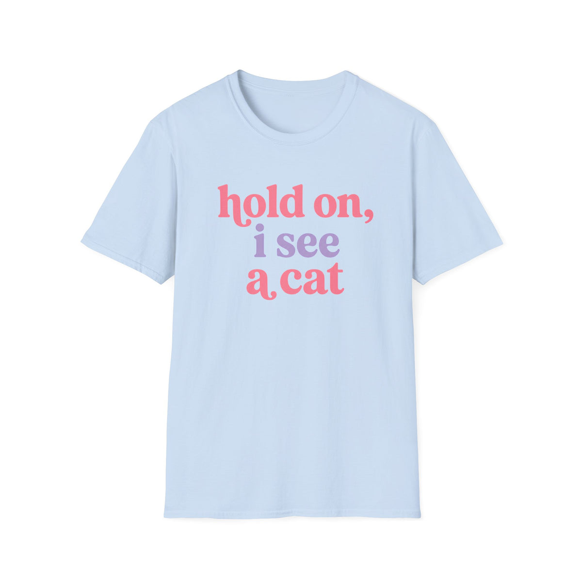 T-shirt Distrait par les chats