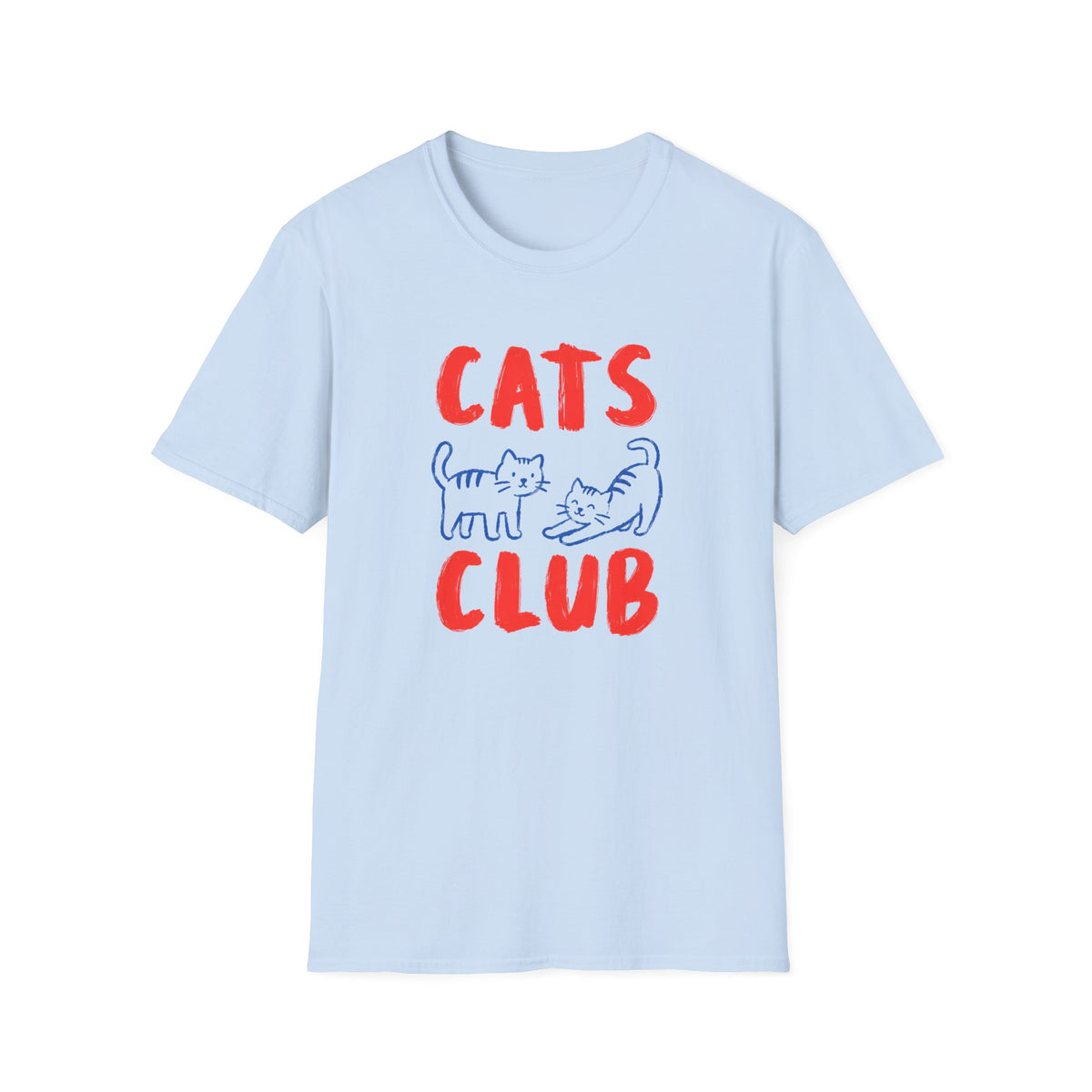 T-shirt Cats club rétro sportif