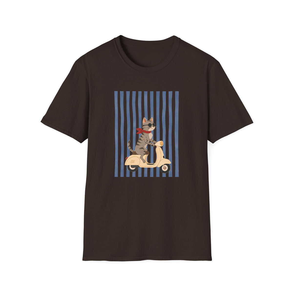T-shirt chat Scooter Riviera