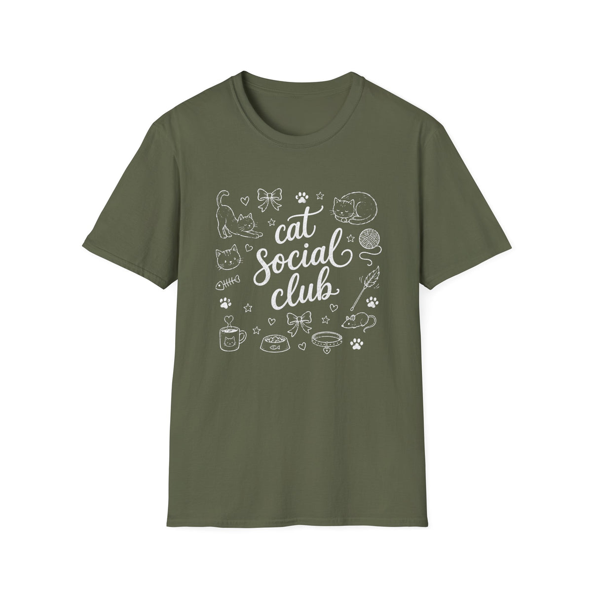 T-shirt Cat Mama léopard personnalisé