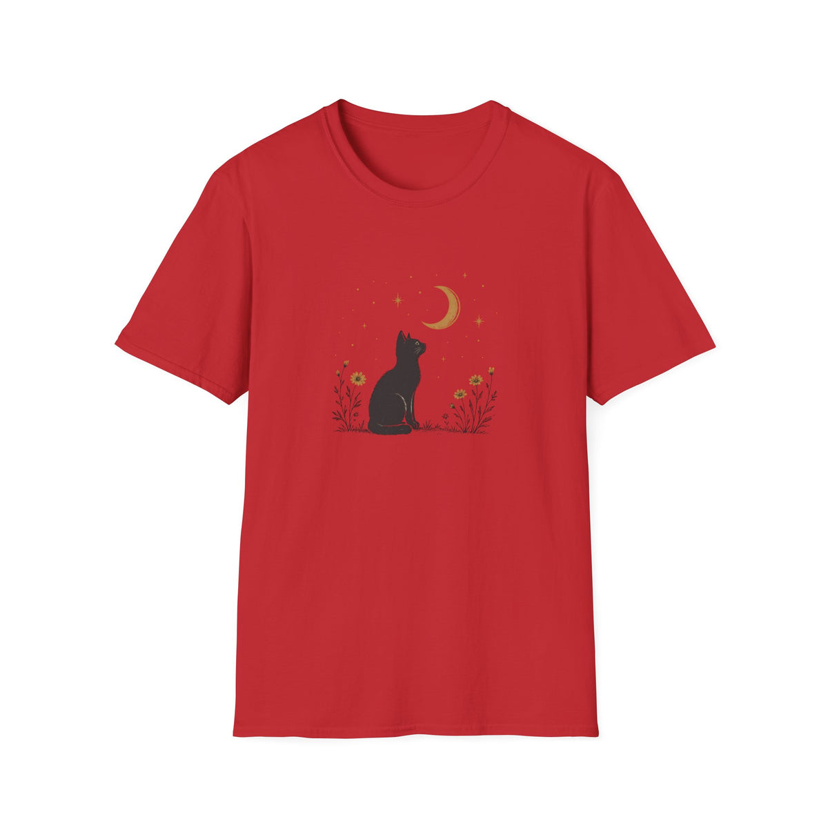 T-shirt Chat lune