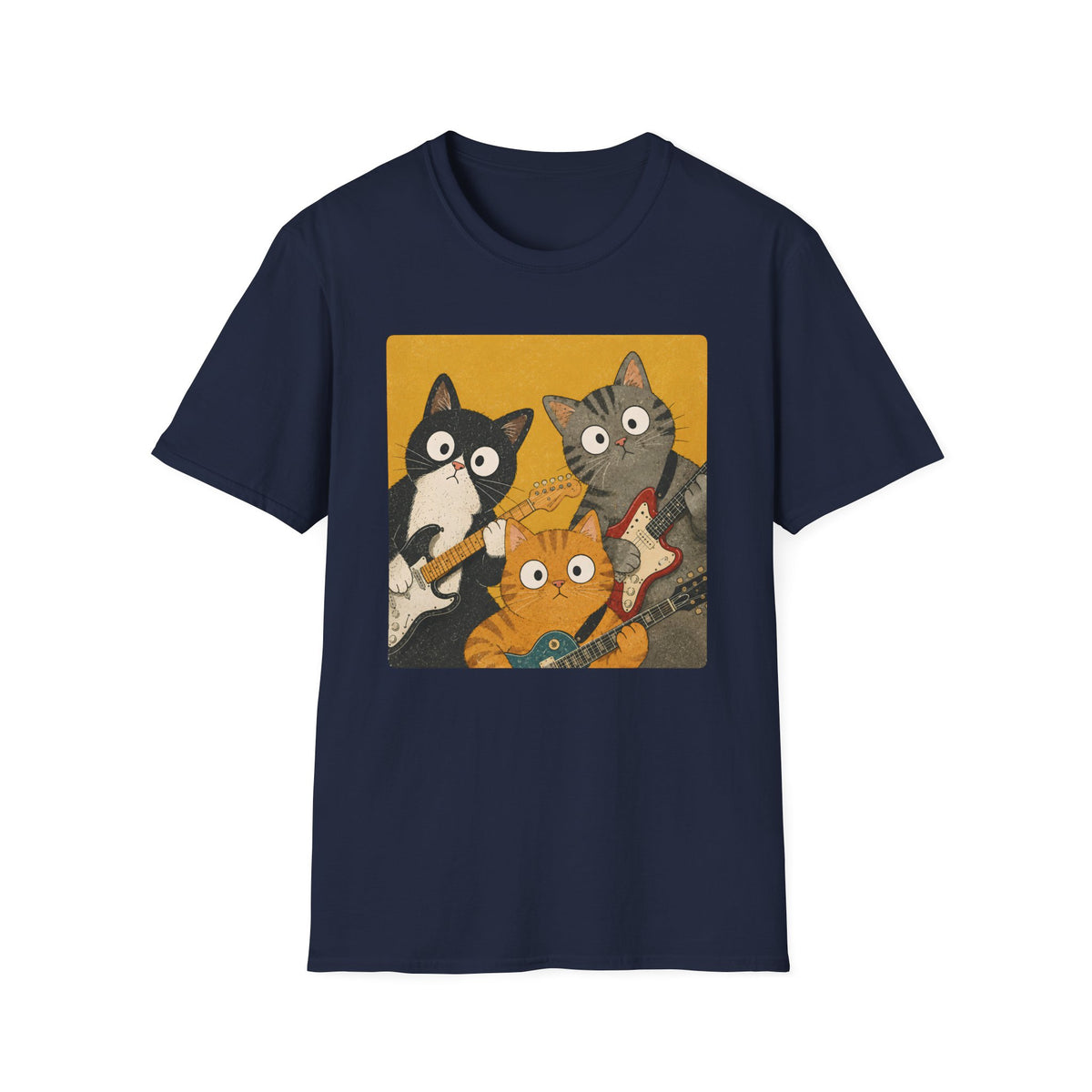 T-shirt Chats groupe de rock