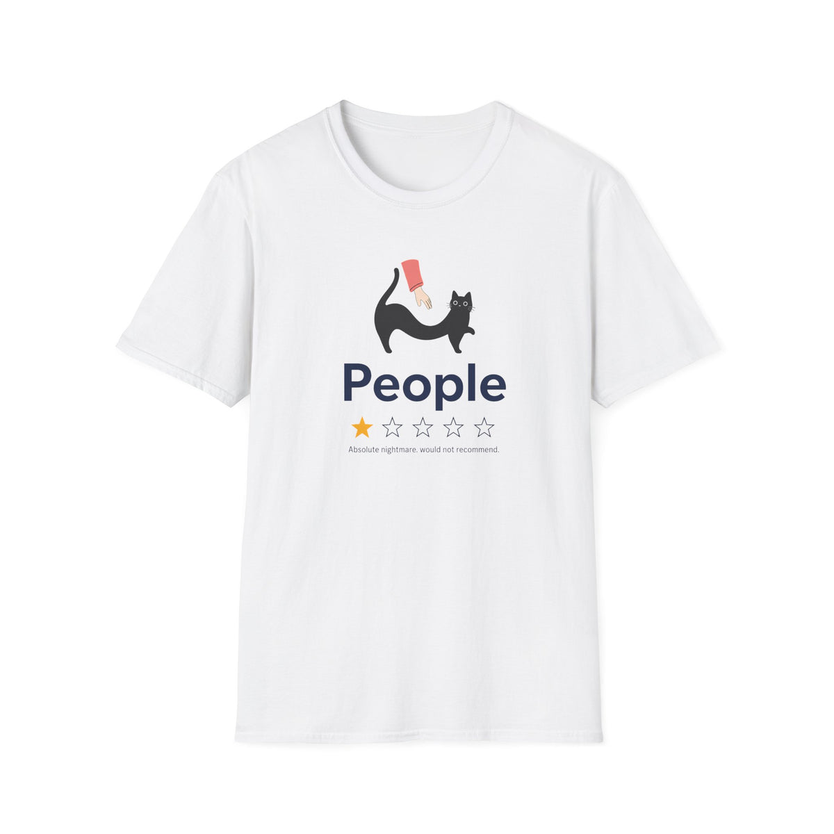 T-shirt Chat antisocial