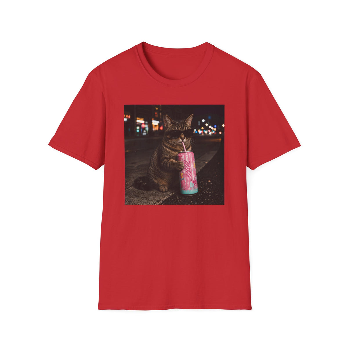T-shirt Chat noctambule