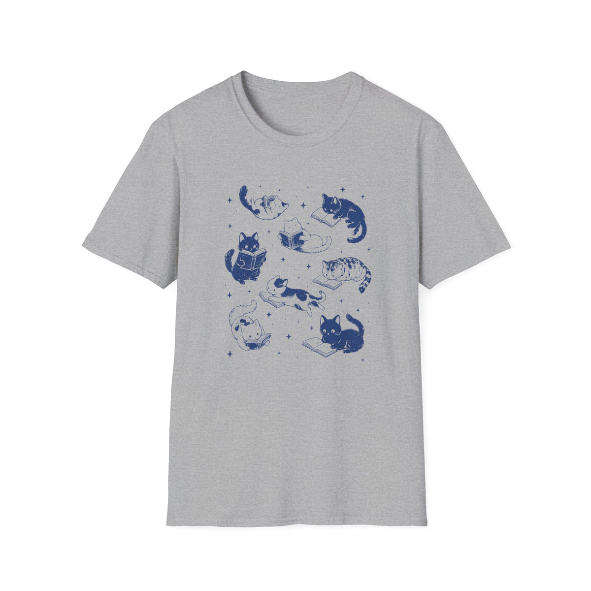 T-shirt Chats célestes bleus