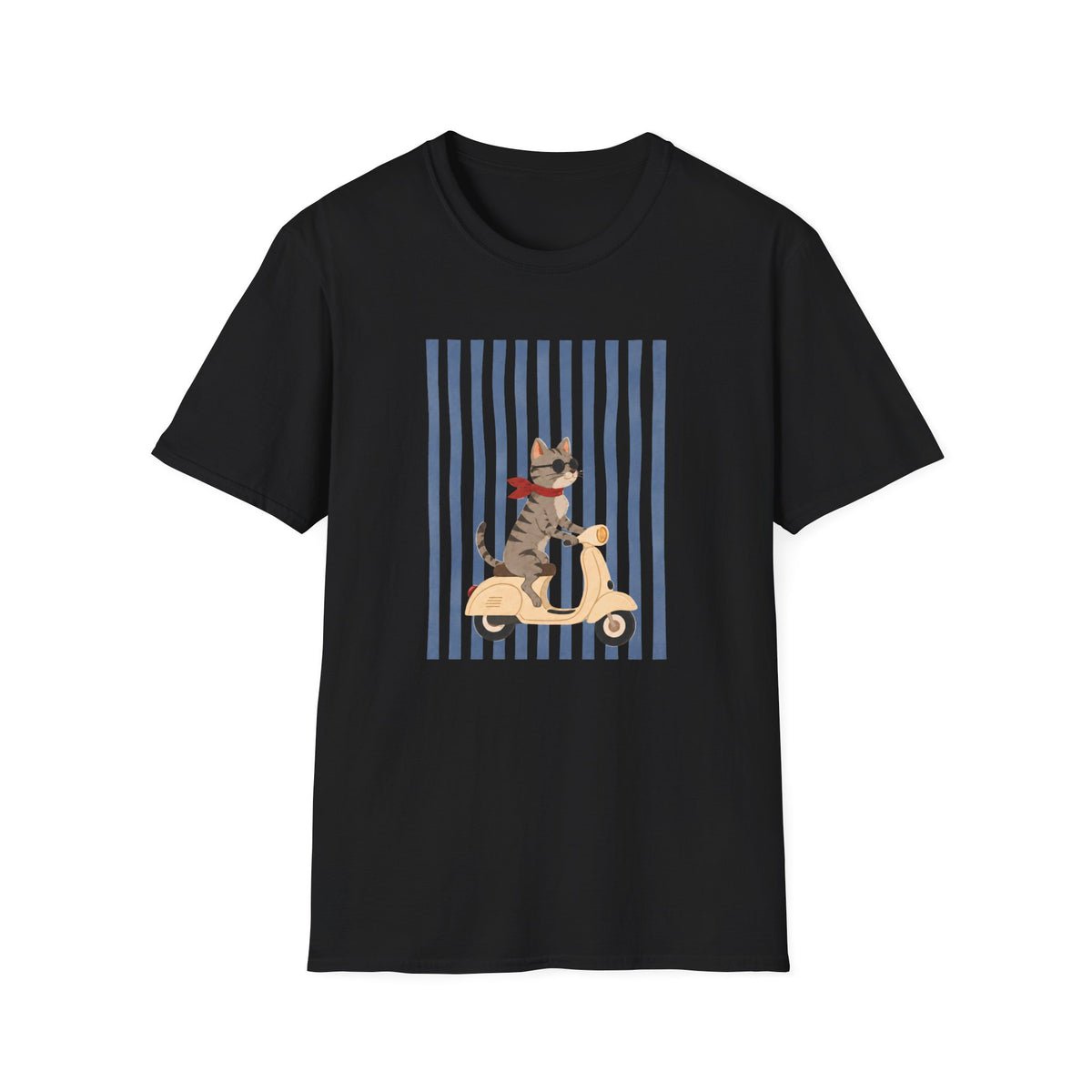 T-shirt chat Scooter Riviera