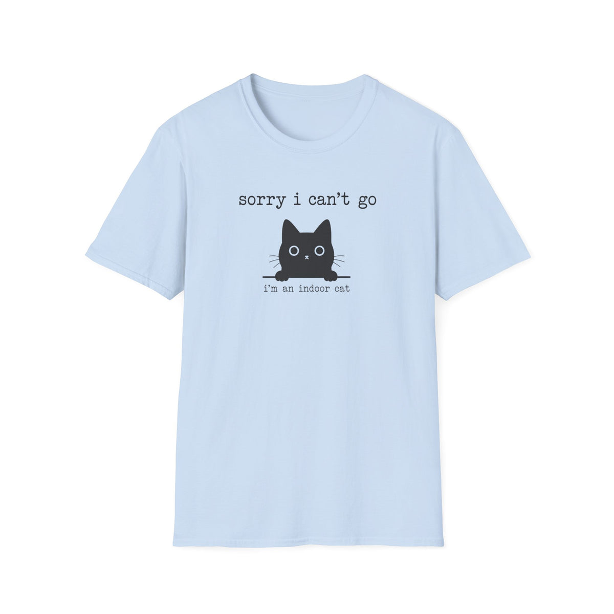 T-shirt Chat introverti