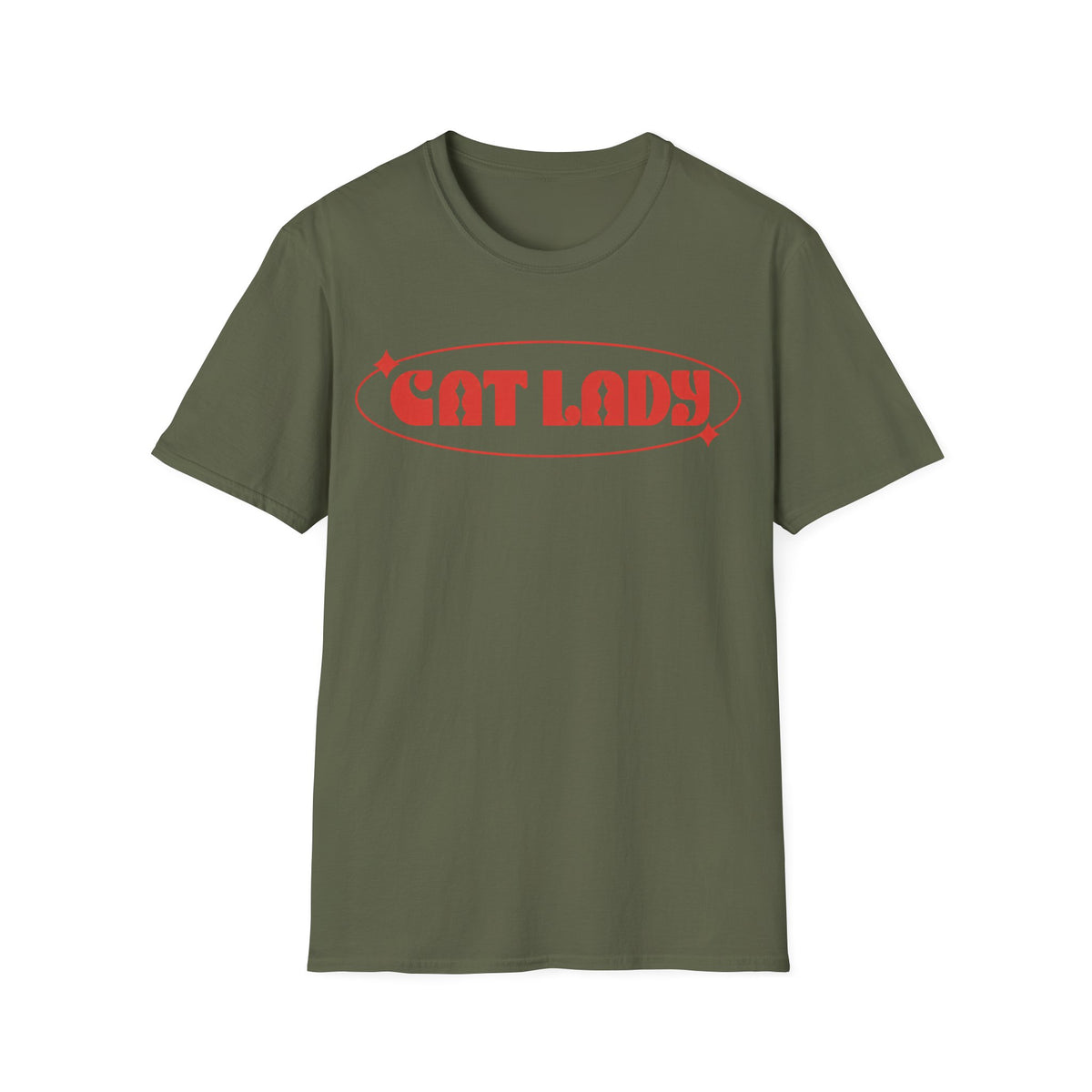 T-shirt Cat lady rétro