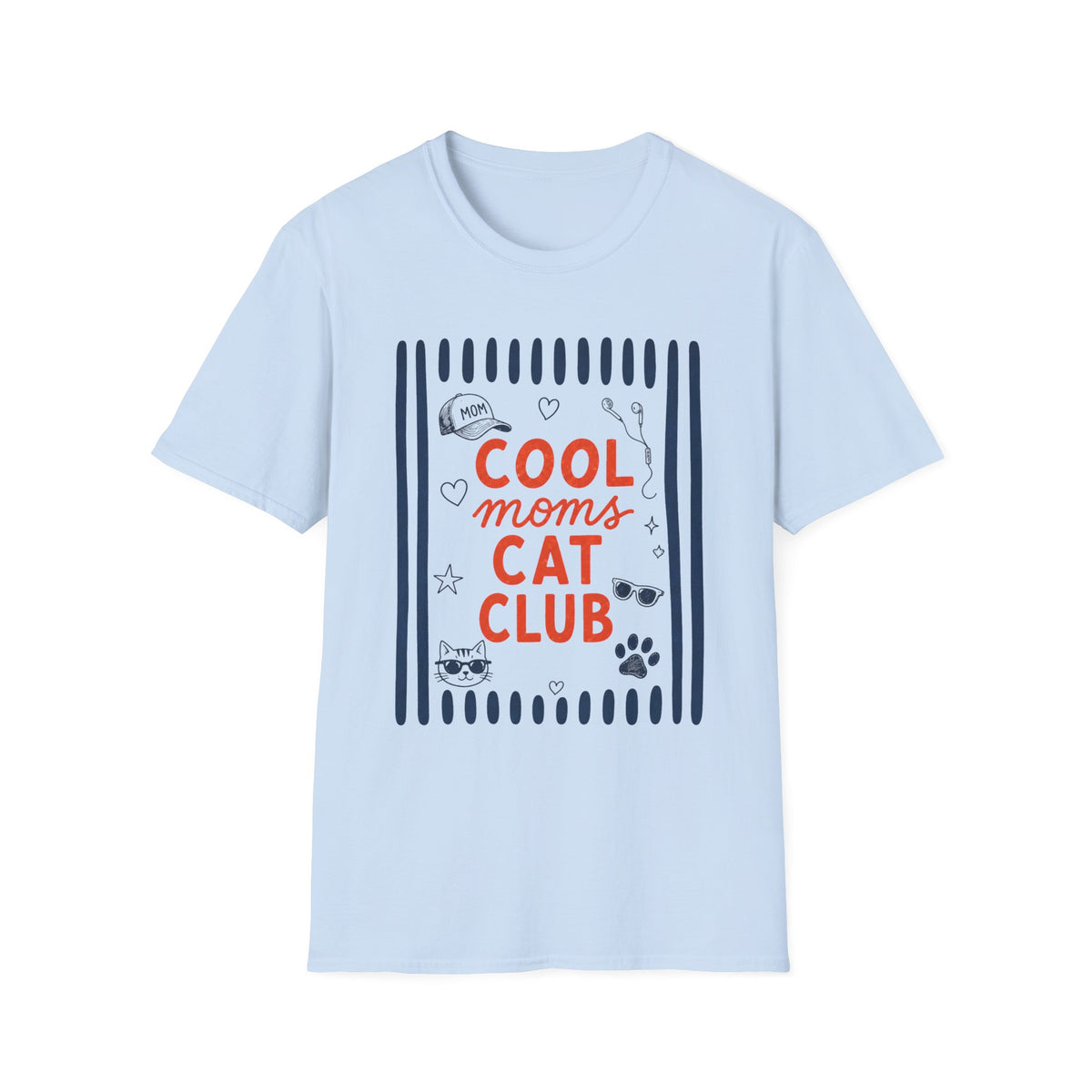 T-shirt Cool Moms Cat Club