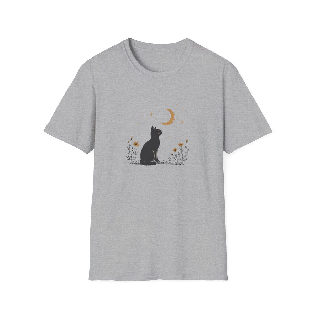 T-shirt Chat lune