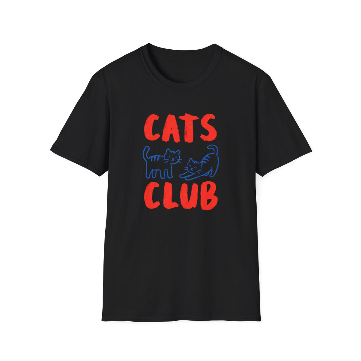 T-shirt Cats club rétro sportif