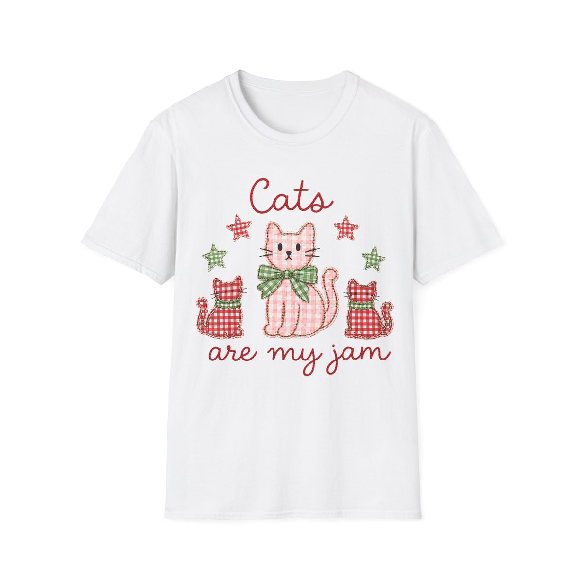 T-shirt Chat fraise rétro