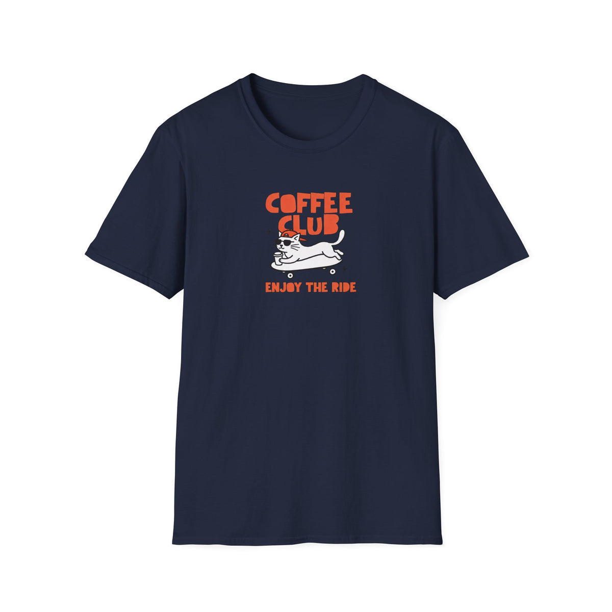 T-shirt Chat skateur Coffee Club