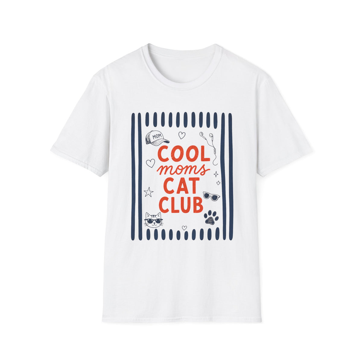 T-shirt Cool Moms Cat Club