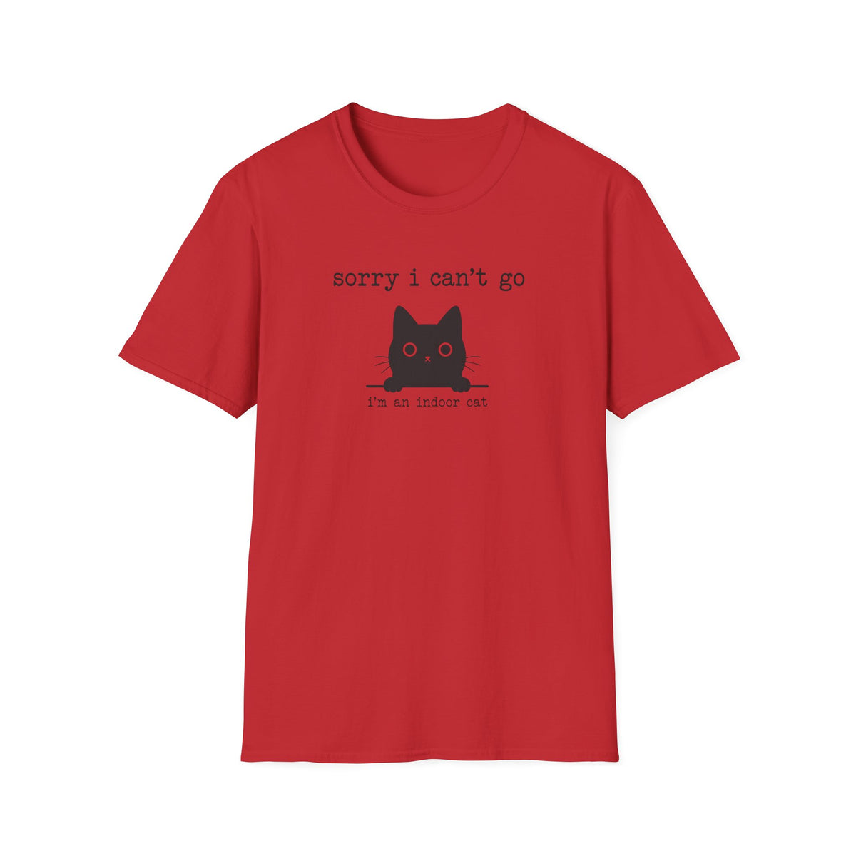 T-shirt Chat introverti