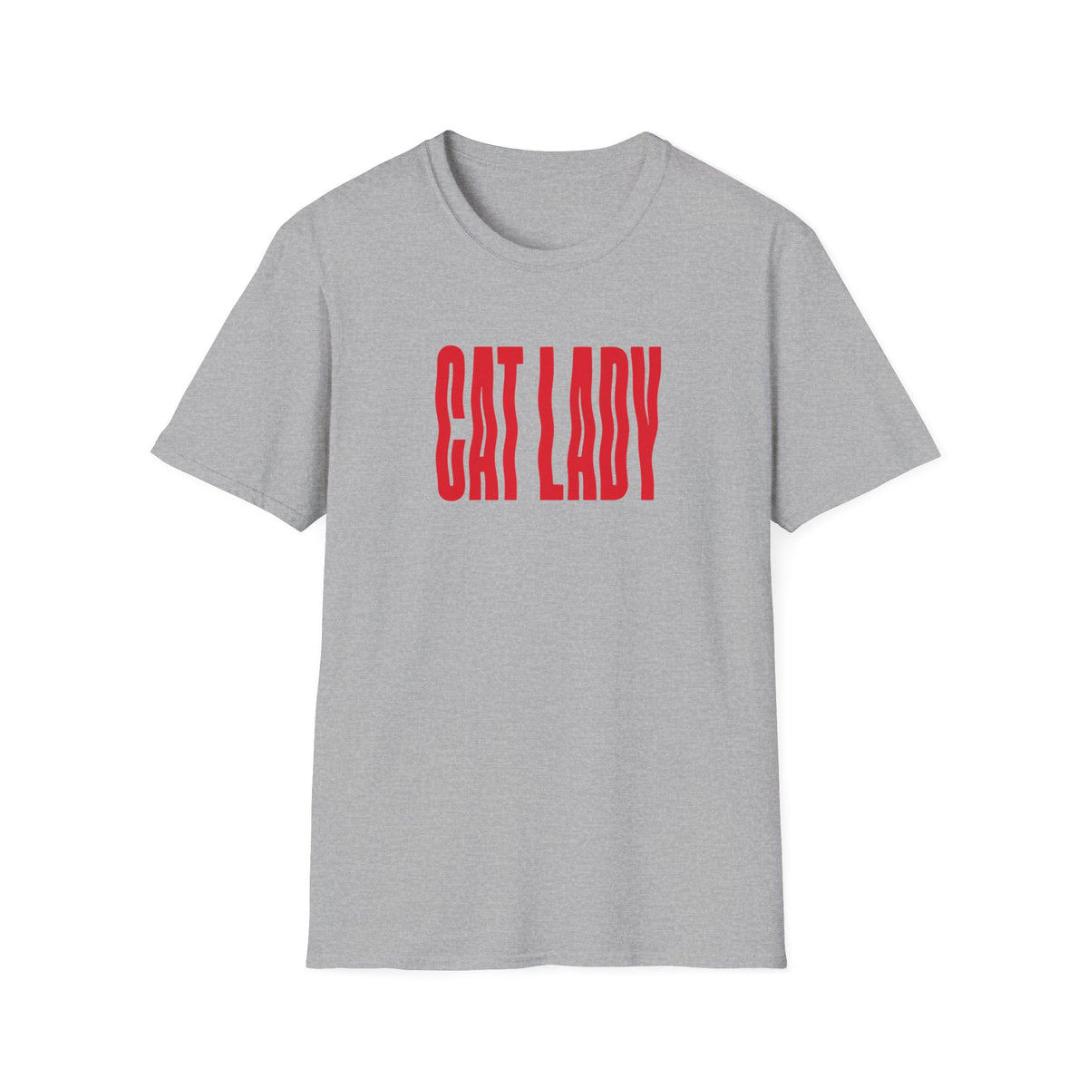 T-shirt Cat Lady minimaliste