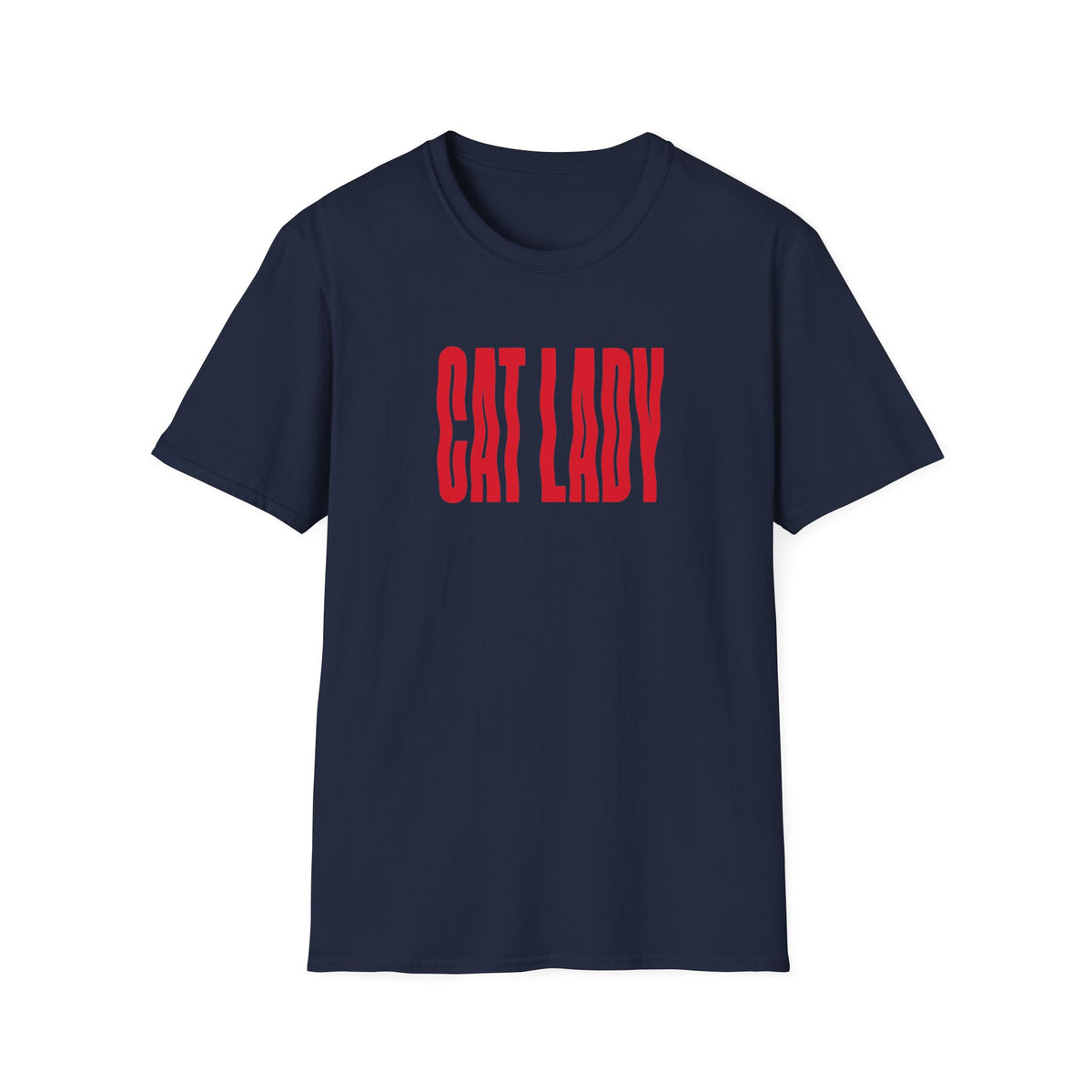 T-shirt Cat Lady minimaliste
