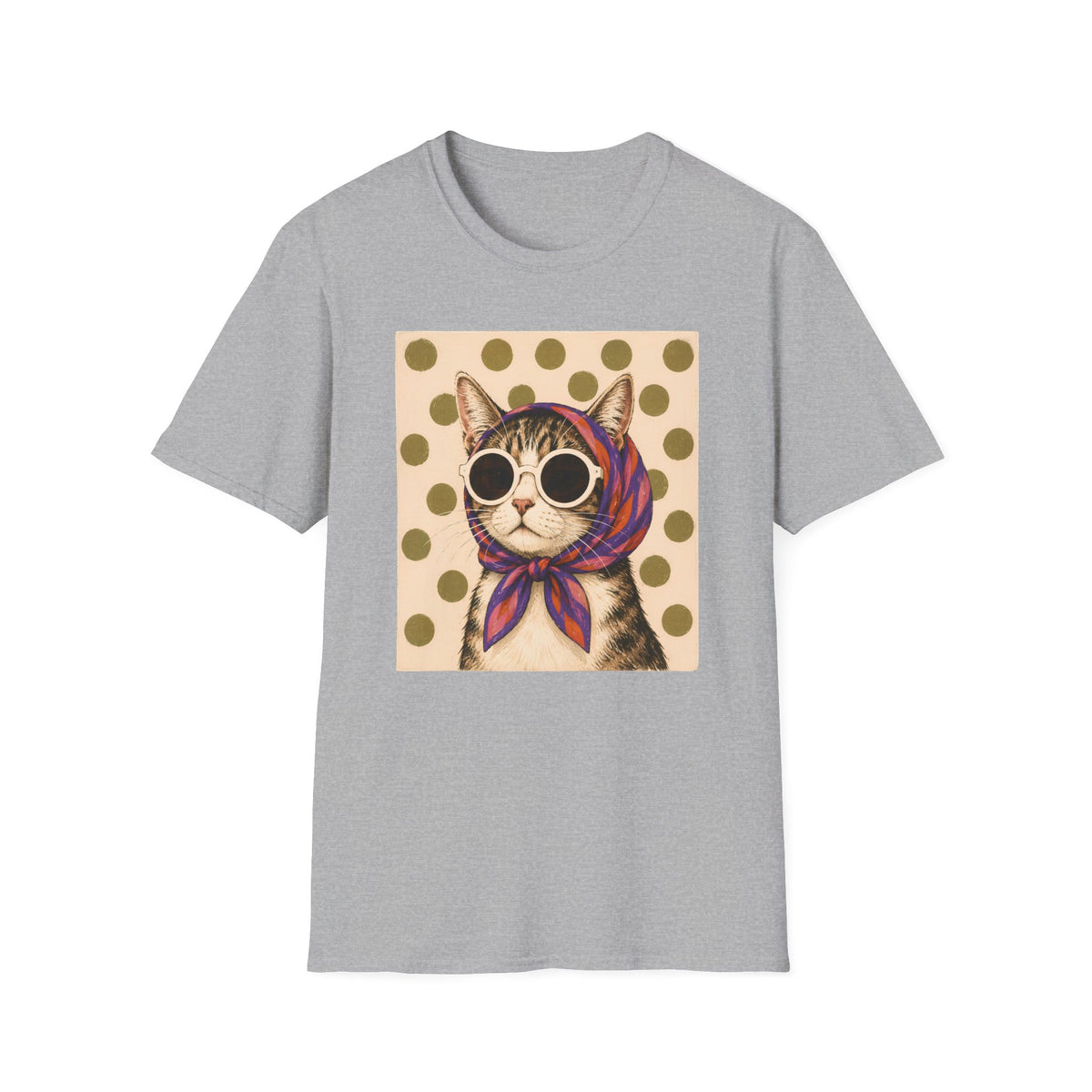 T-shirt Chat diva pop art