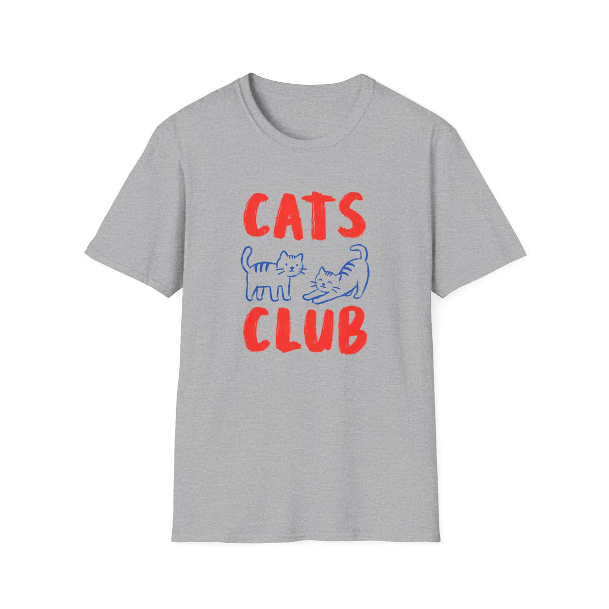T-shirt Cats club rétro sportif