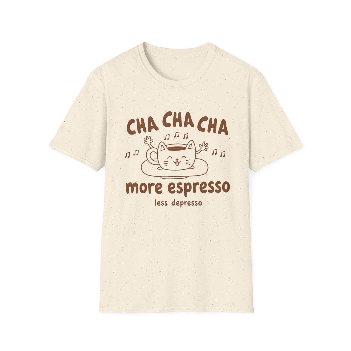 T-shirt Chat espresso