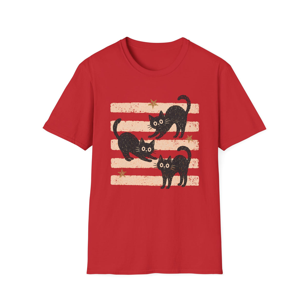 T-shirt Chats noirs automne