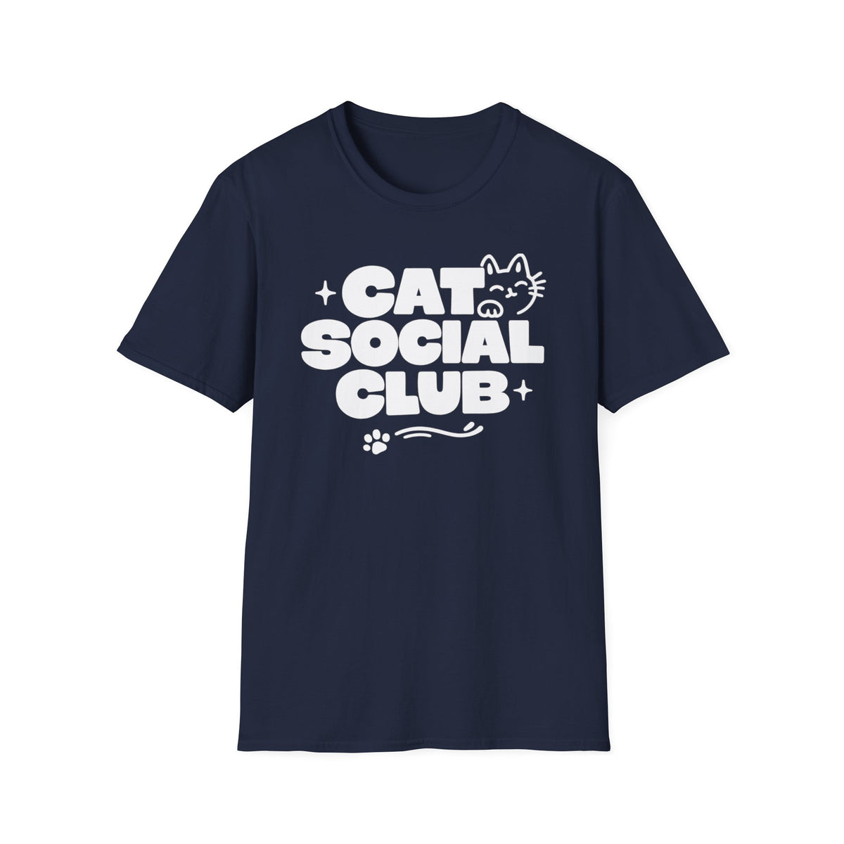 T-shirt Cat social Club graphique