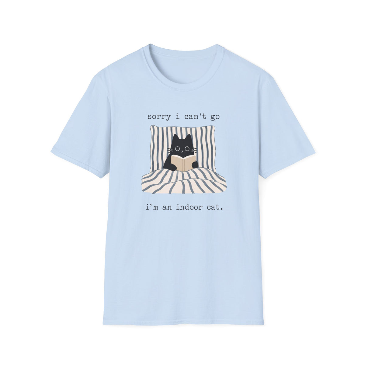 T-shirt Chat casanier