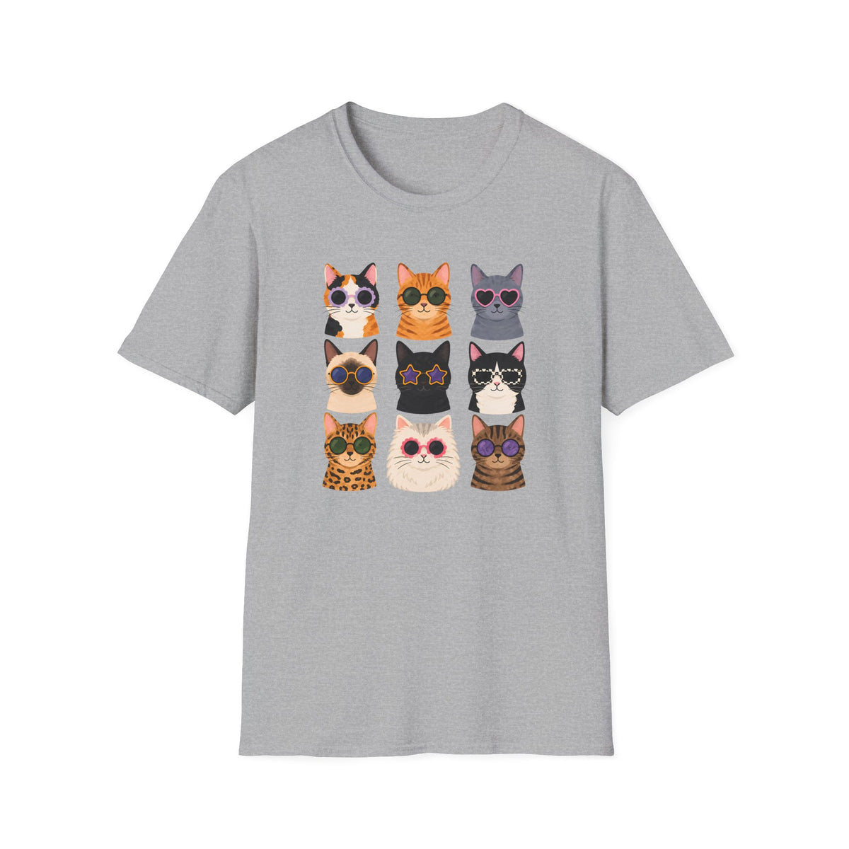 T-shirt Tribu de chats rétro
