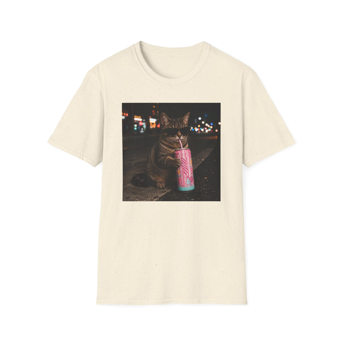 T-shirt Chat noctambule