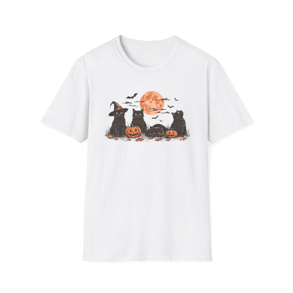 T-shirt Chats sorciers d’Halloween