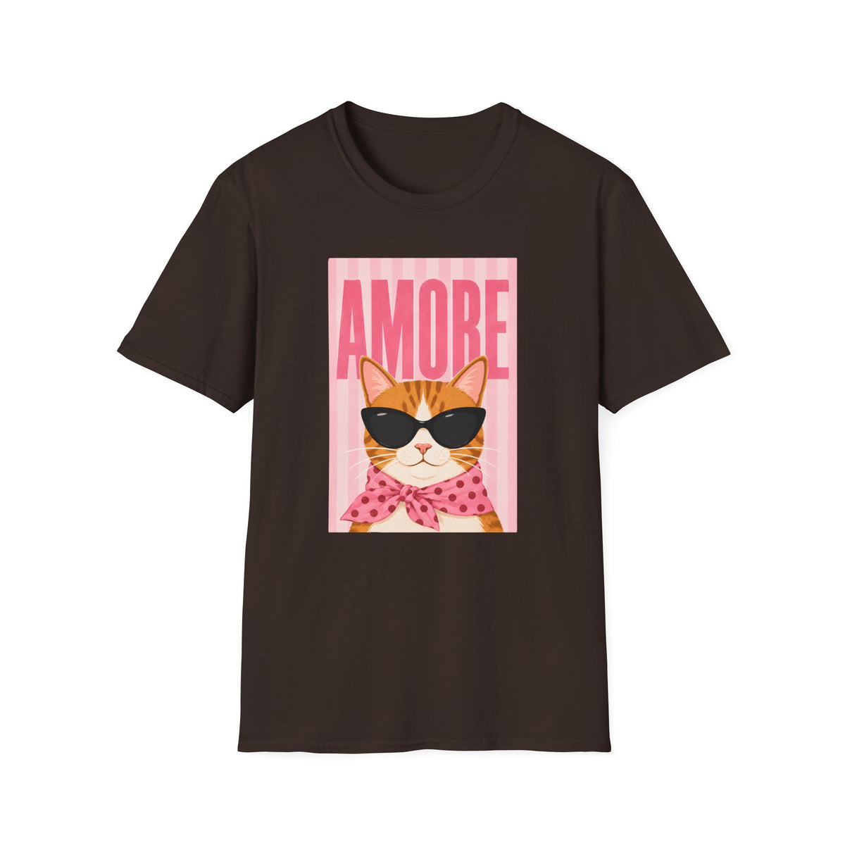 T-shirt Chat Amore rétro