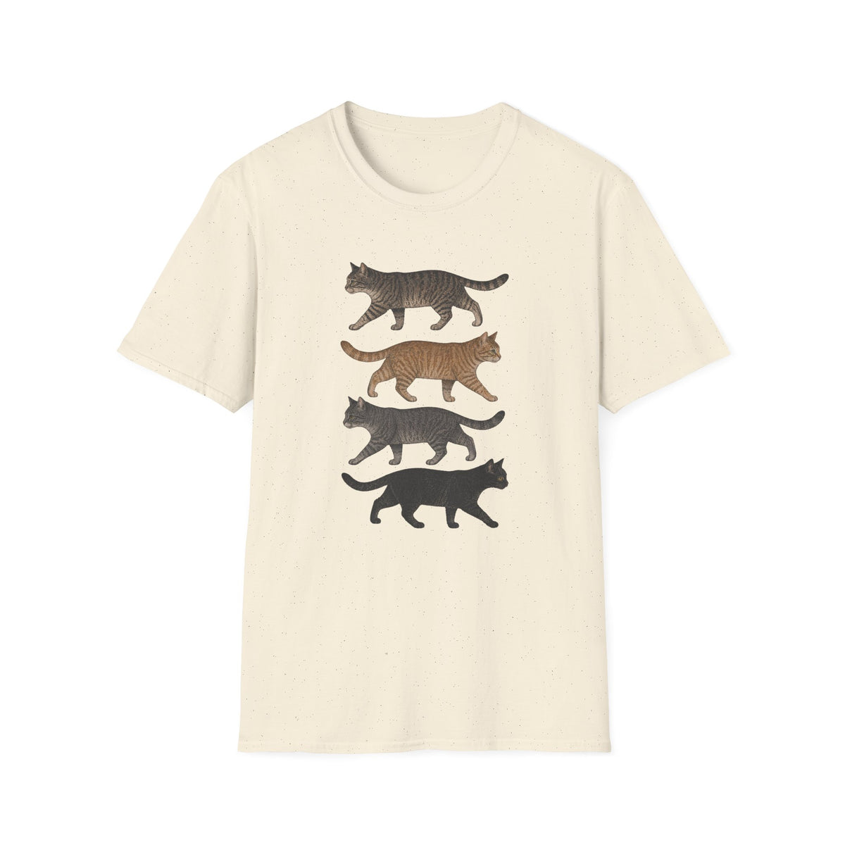 T-shirt Parade de chat vintage