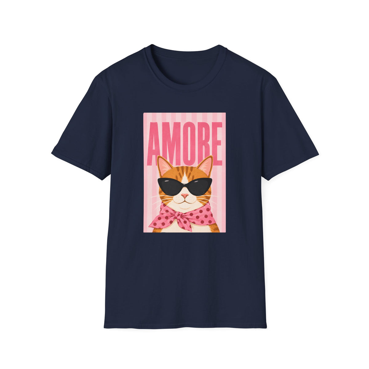 T-shirt Chat Amore rétro