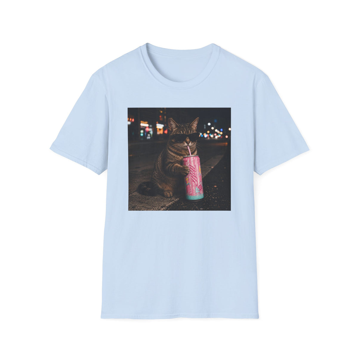 T-shirt Chat noctambule