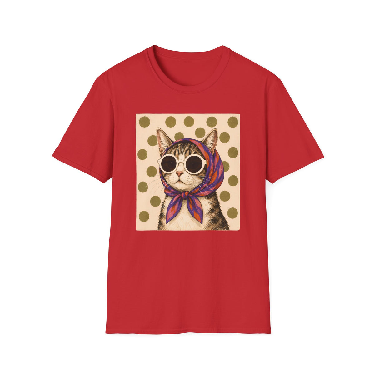 T-shirt Chat diva pop art