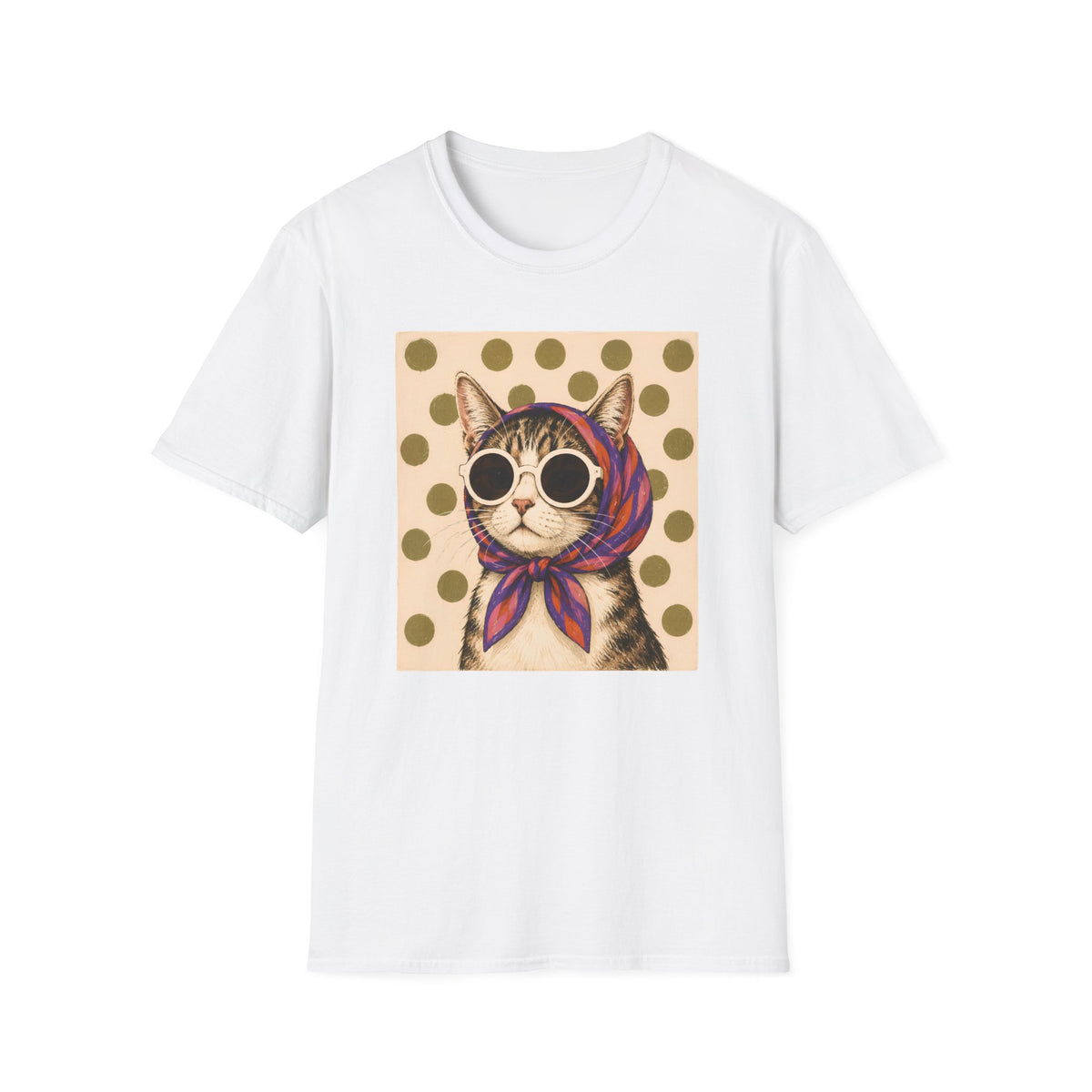 T-shirt Chat diva pop art