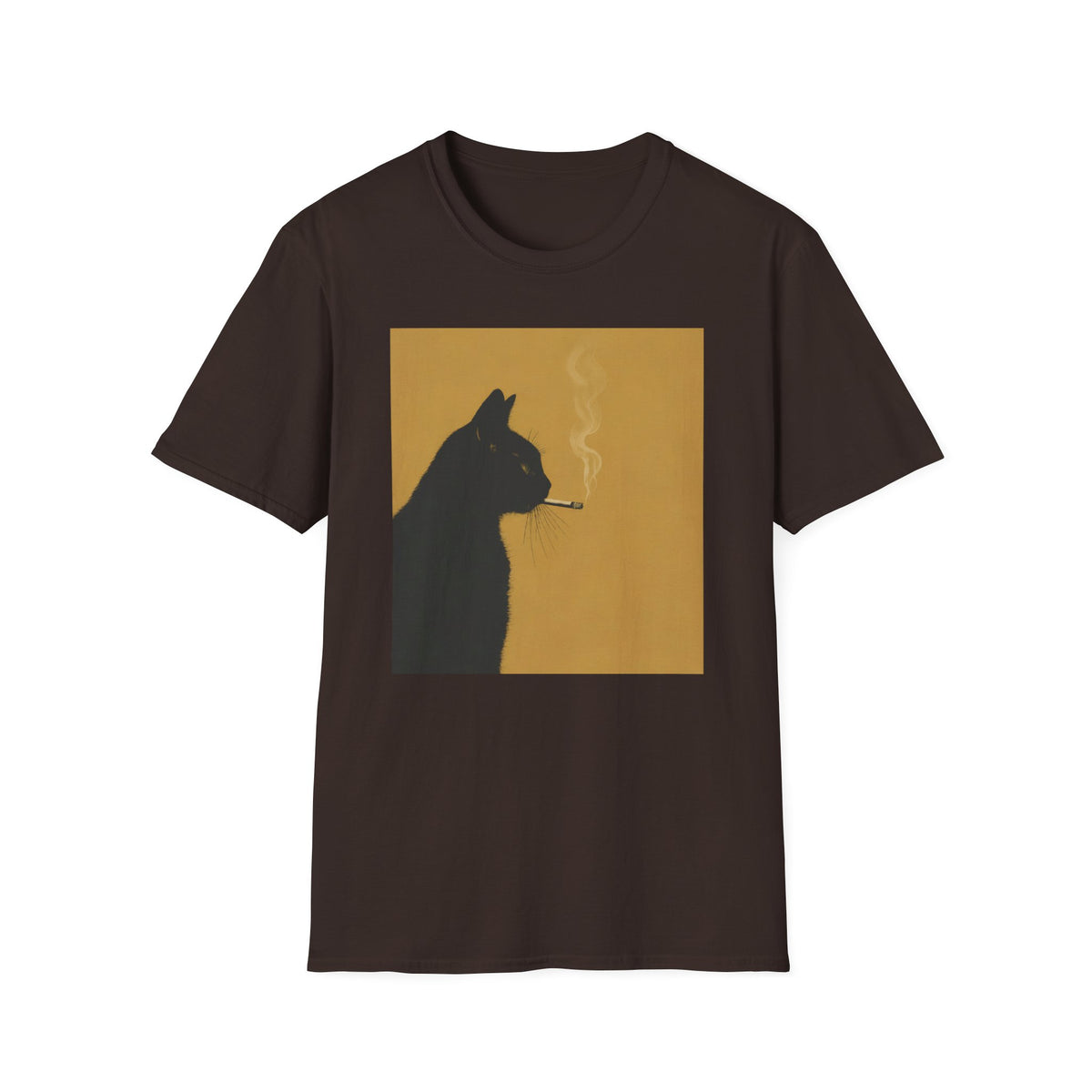 T-shirt Chat fumeur rétro