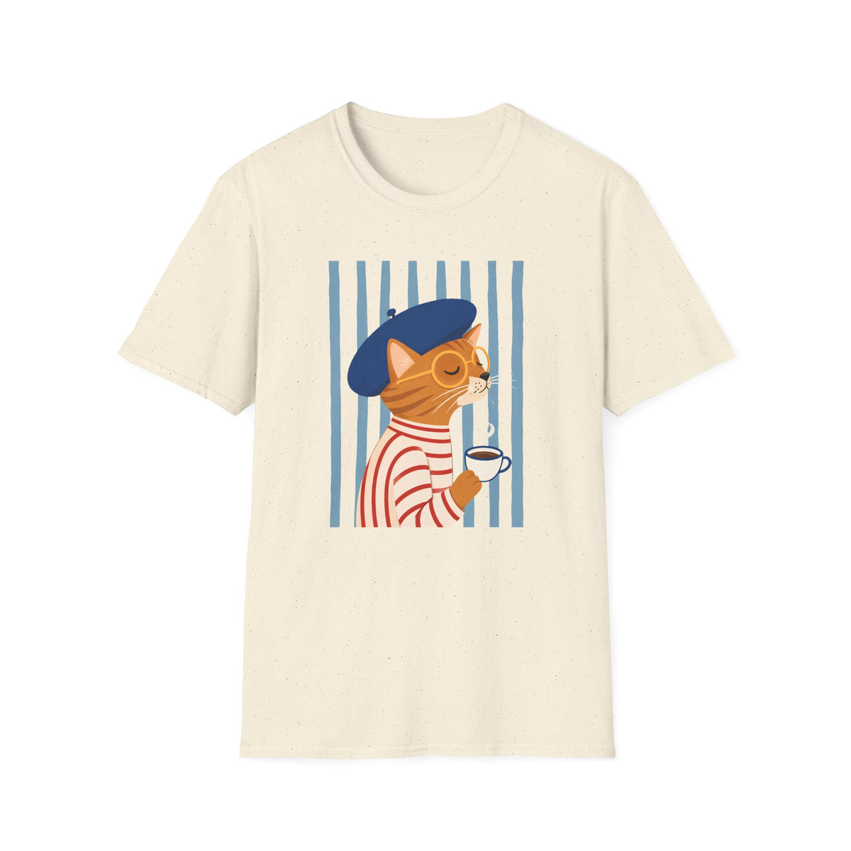 T-shirt Chat artiste parisien