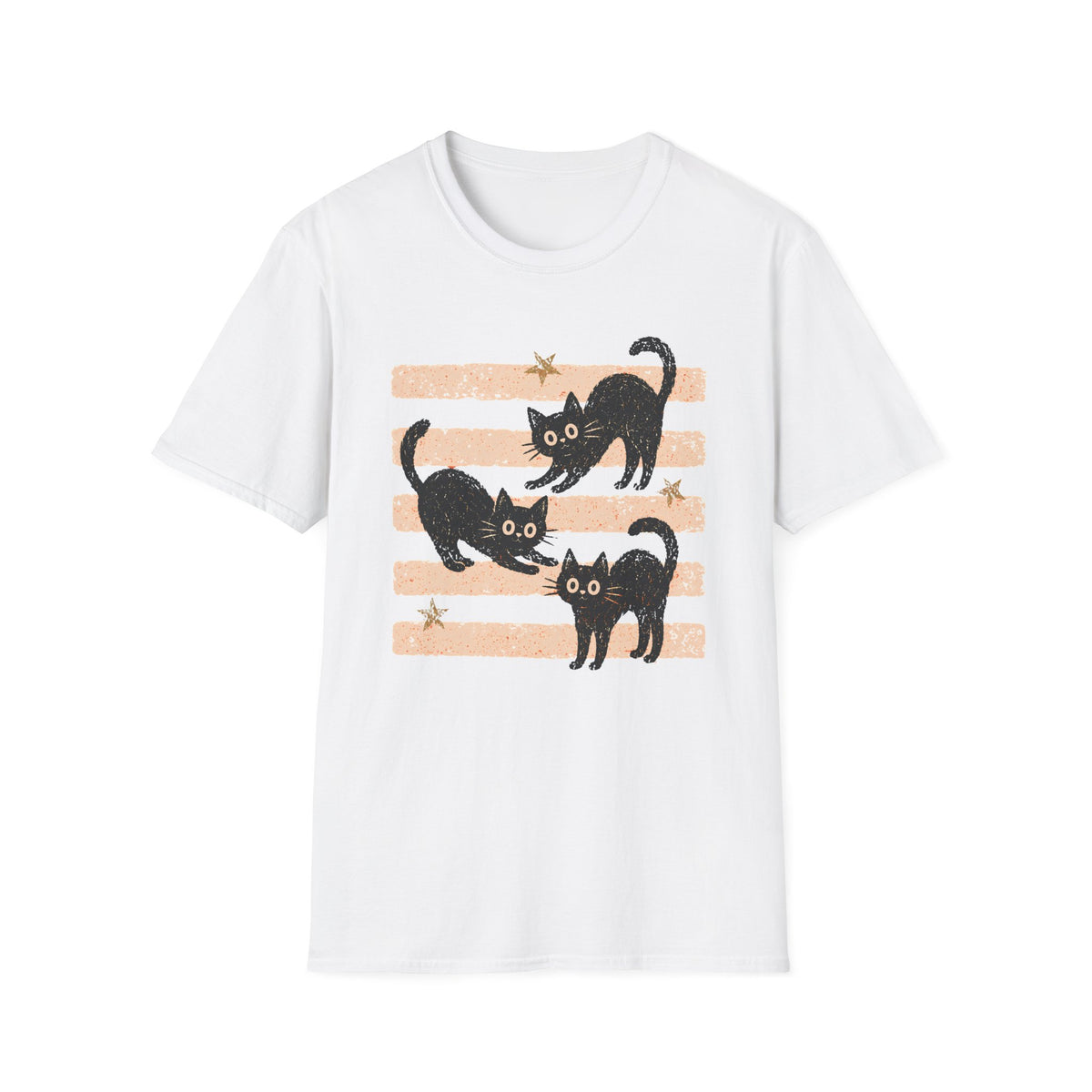 T-shirt Chats noirs automne