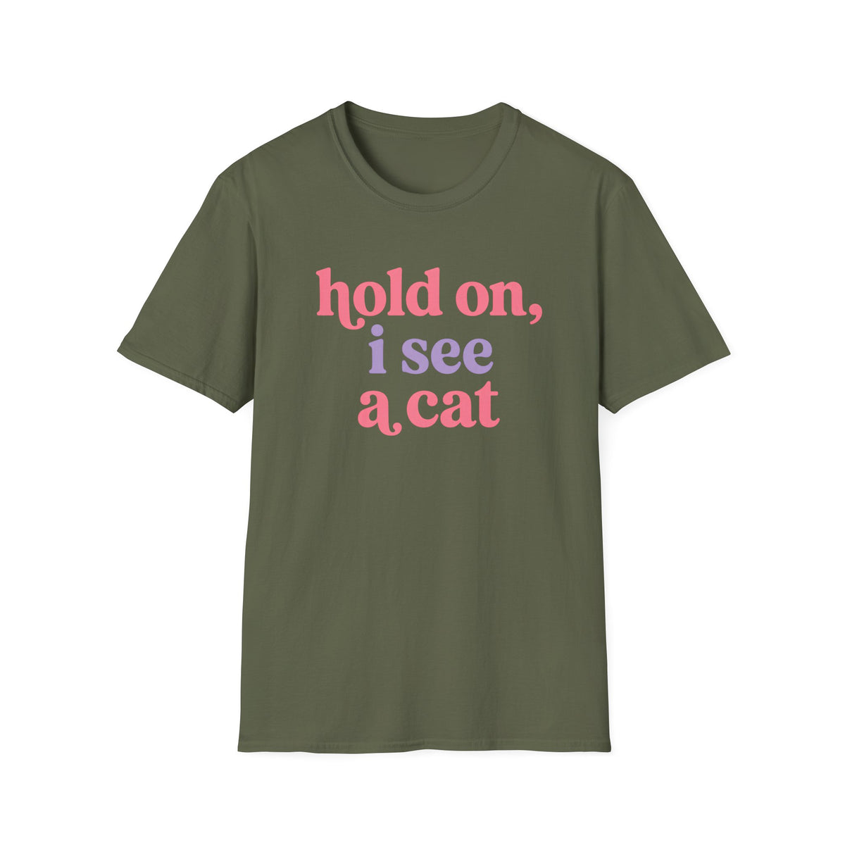 T-shirt Distrait par les chats